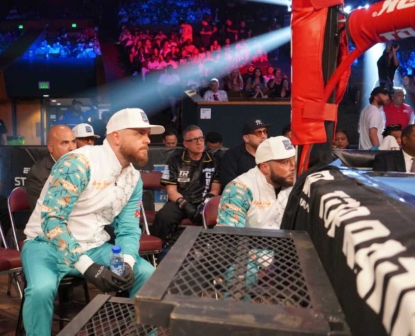 Ringside with Coach Kevin Gleason